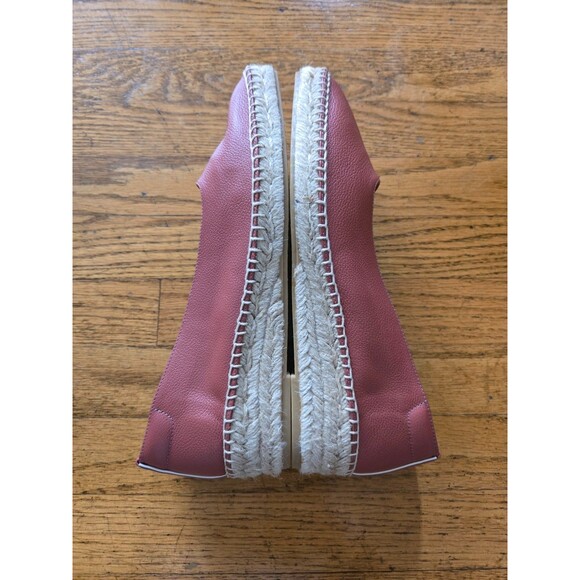 Everlane Womens Espadrille Leather Square Toe Slip On Burnt Sienna Size 9 New - Picture 4 of 9